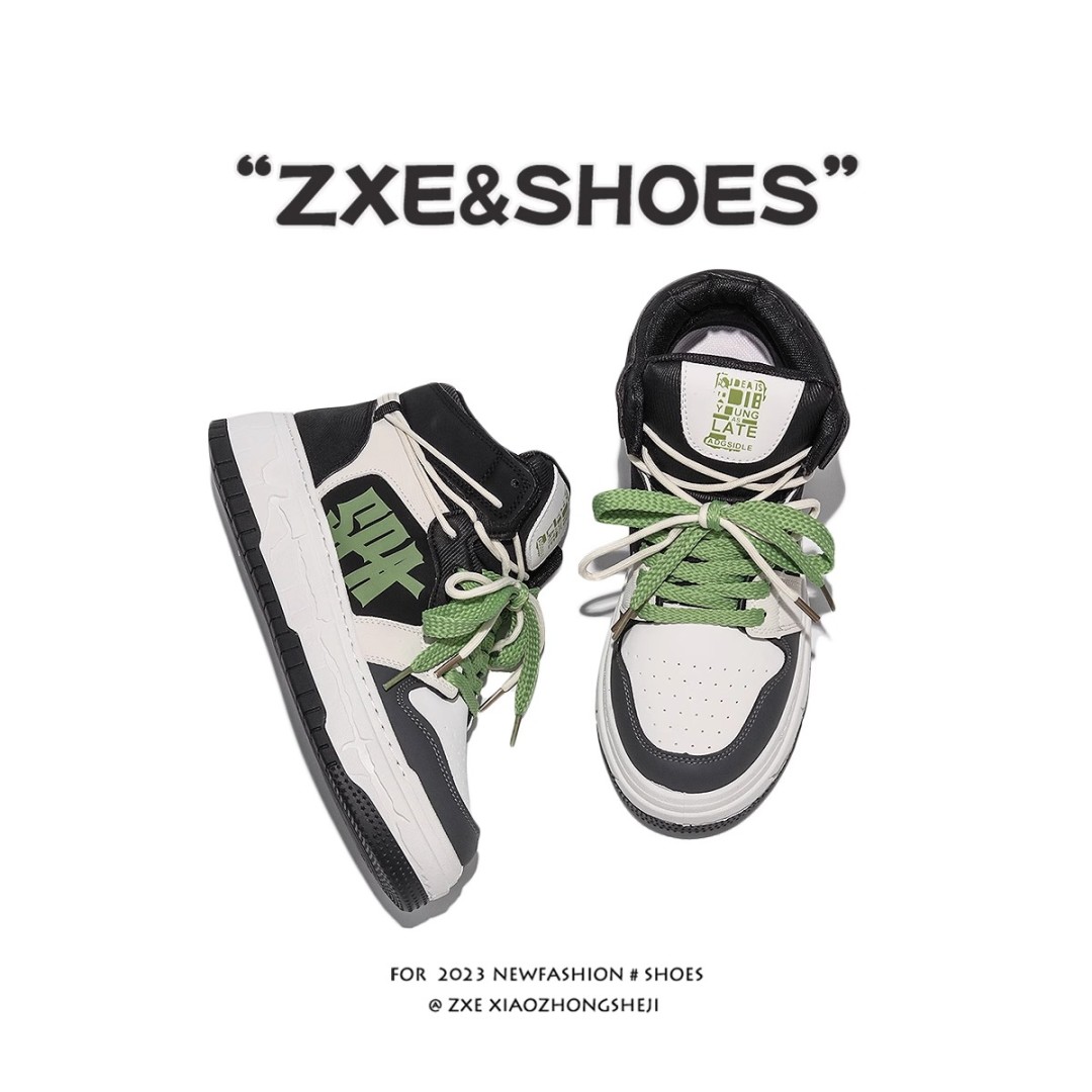 ZXE CosmicGlow Galaxy-Print Sneakers
